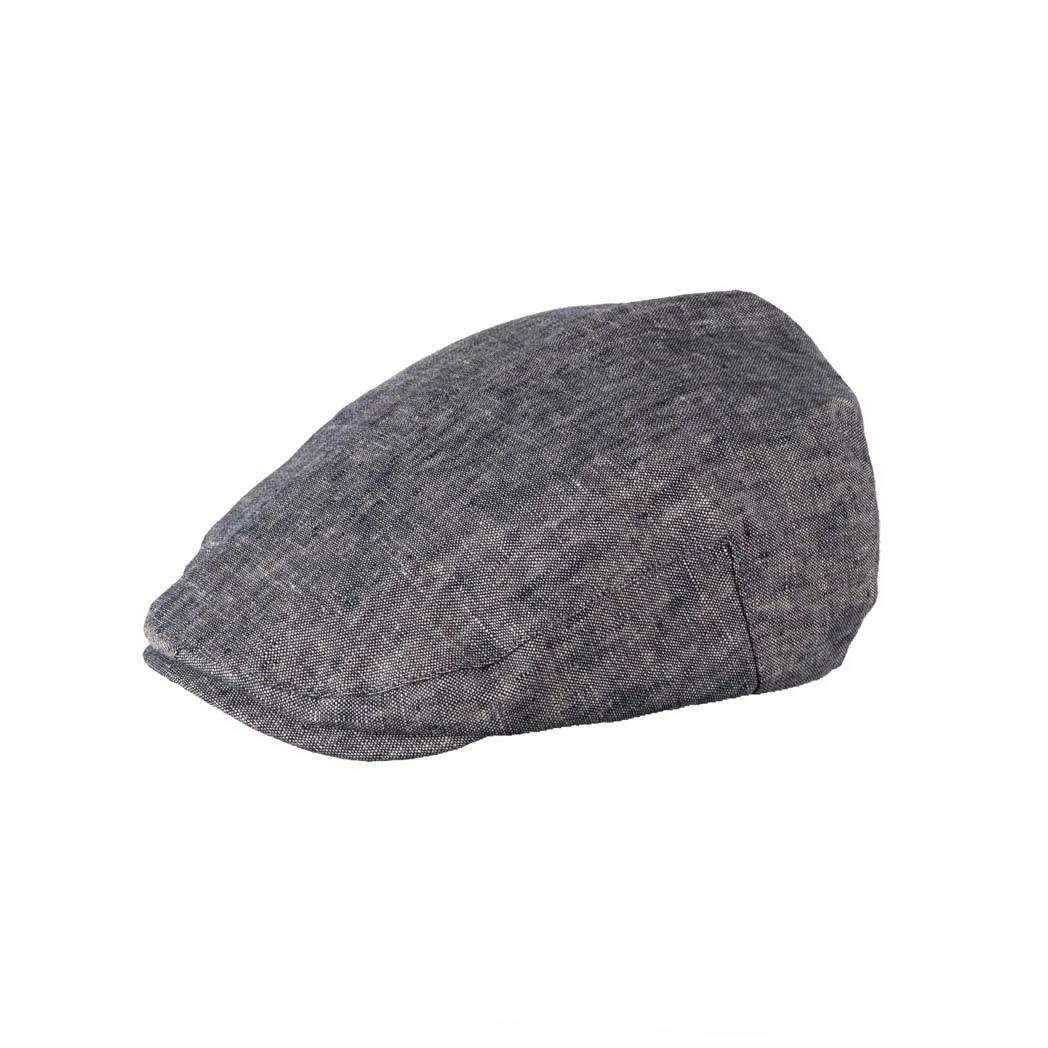 Arthur Classic Linen Flat Cap
