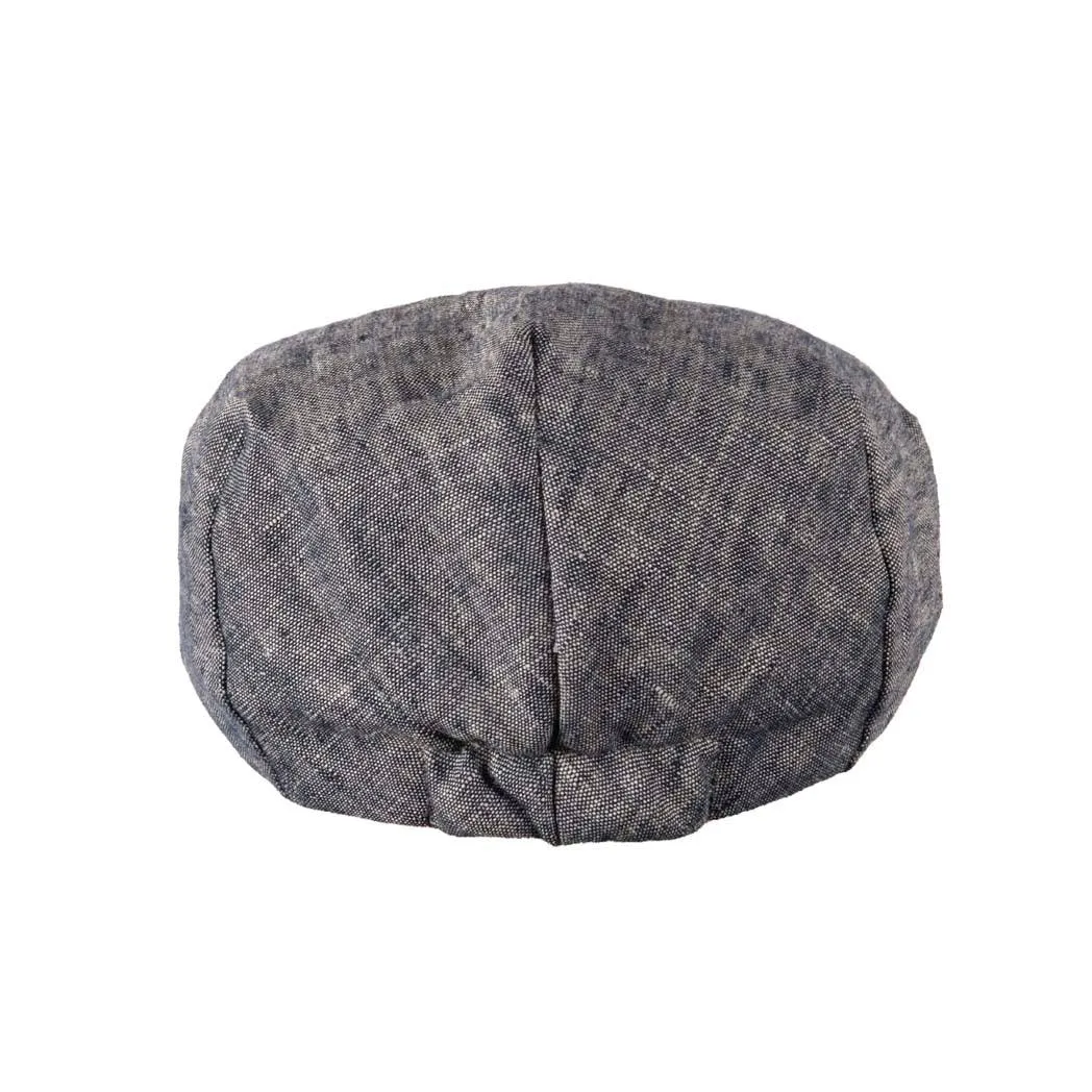 Arthur Classic Linen Flat Cap