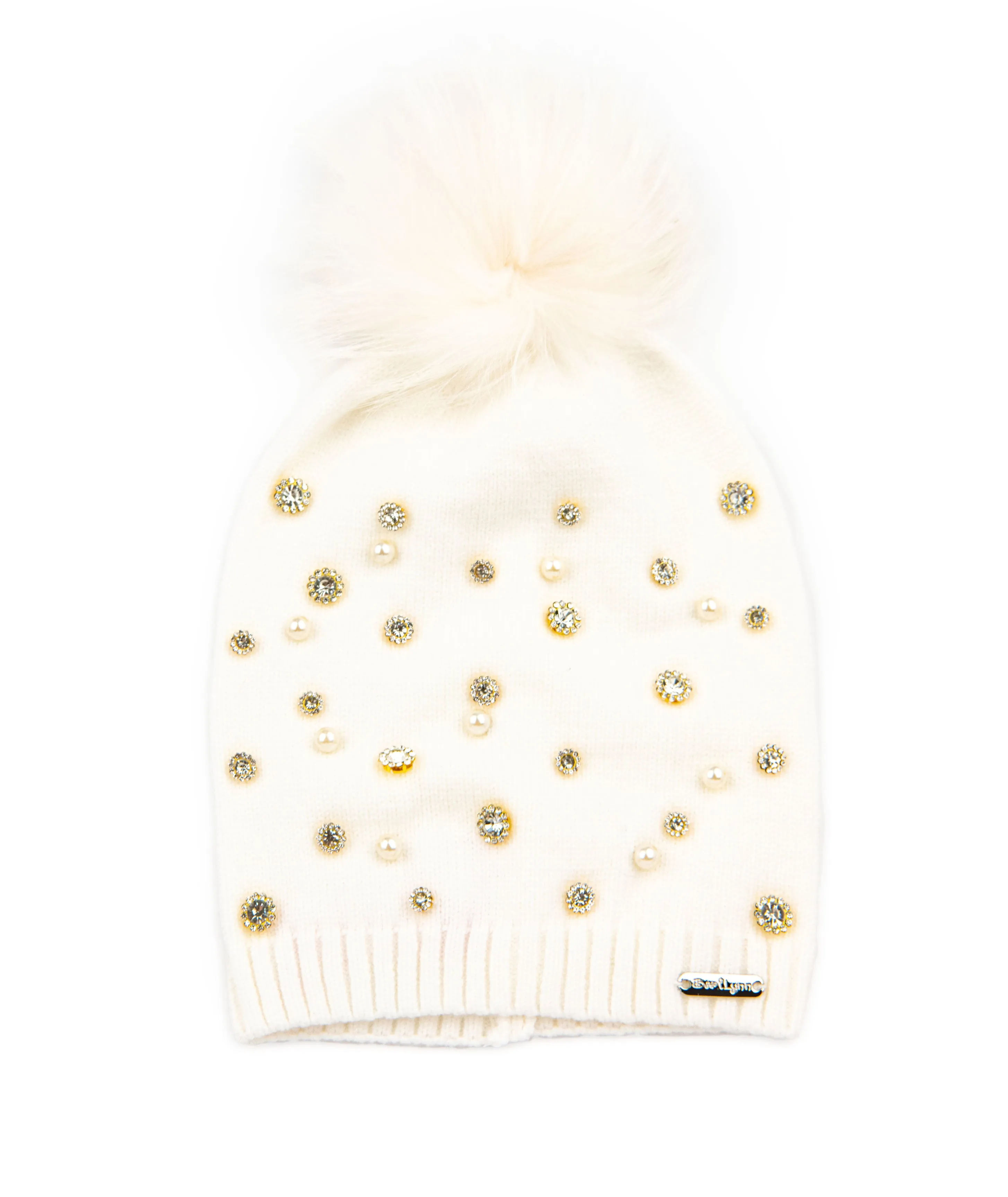 Bari Lynn Pearl Jewel Winter Hat