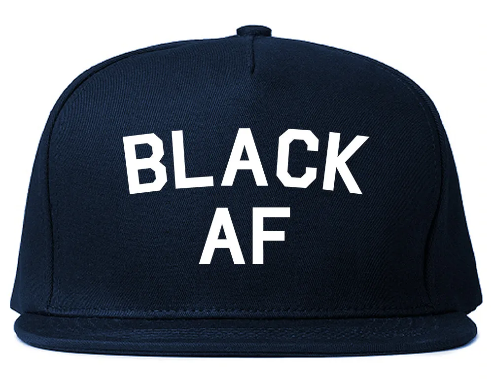 Black AF Mens Snapback Hat