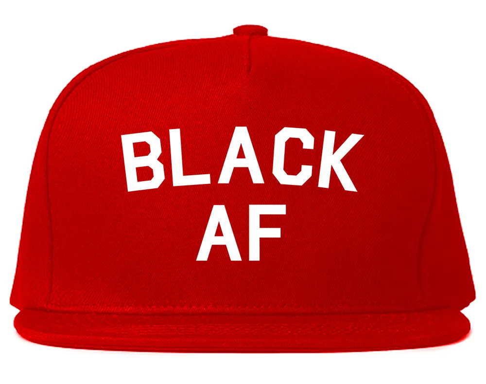 Black AF Mens Snapback Hat