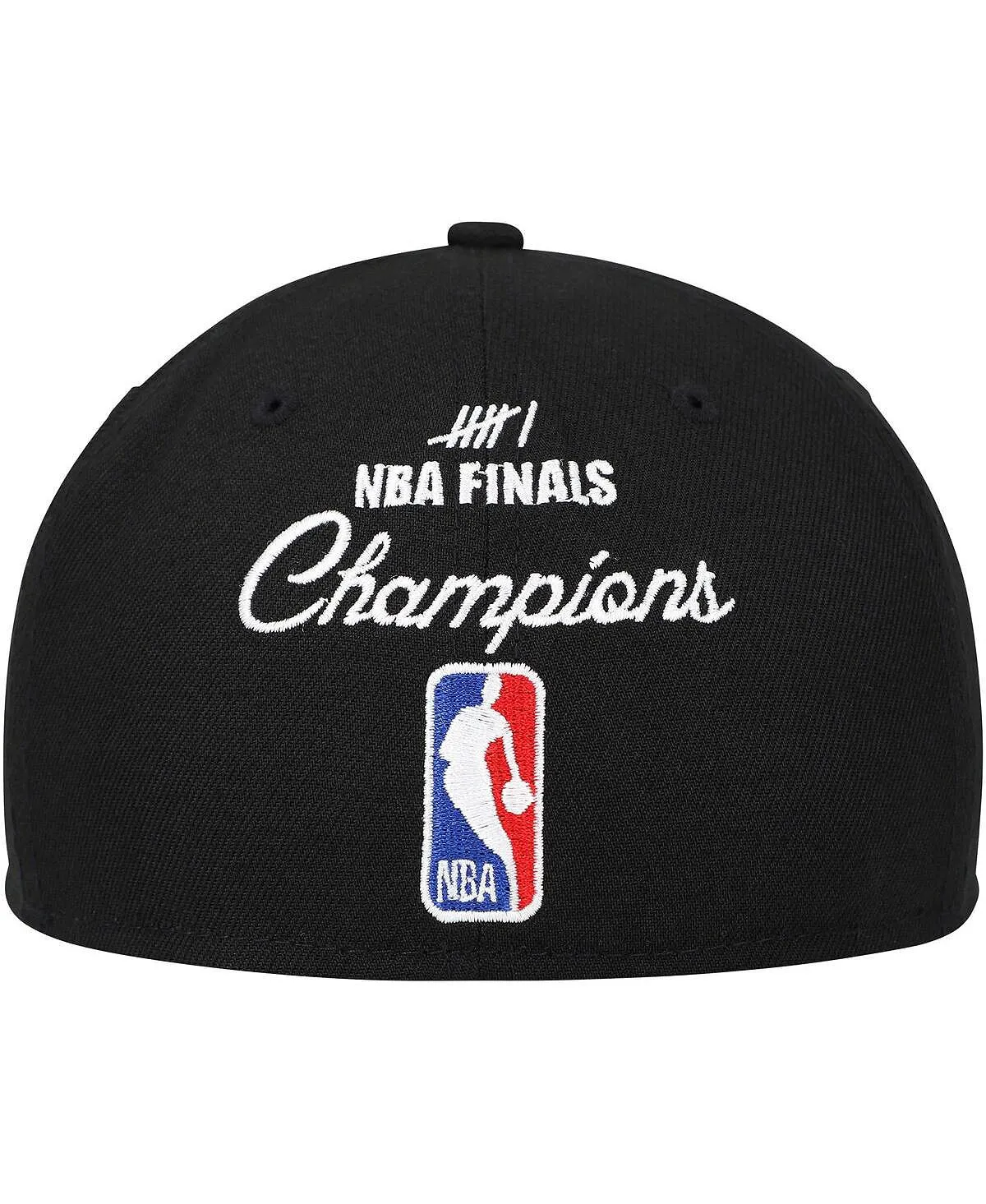 Black Men's Fitted Hat Chicago Bulls Crown Champs 59FIFTY New Era