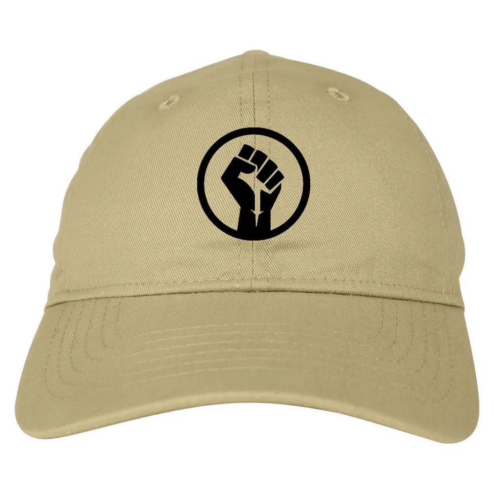 Black Power Fist Dad Hat Cap