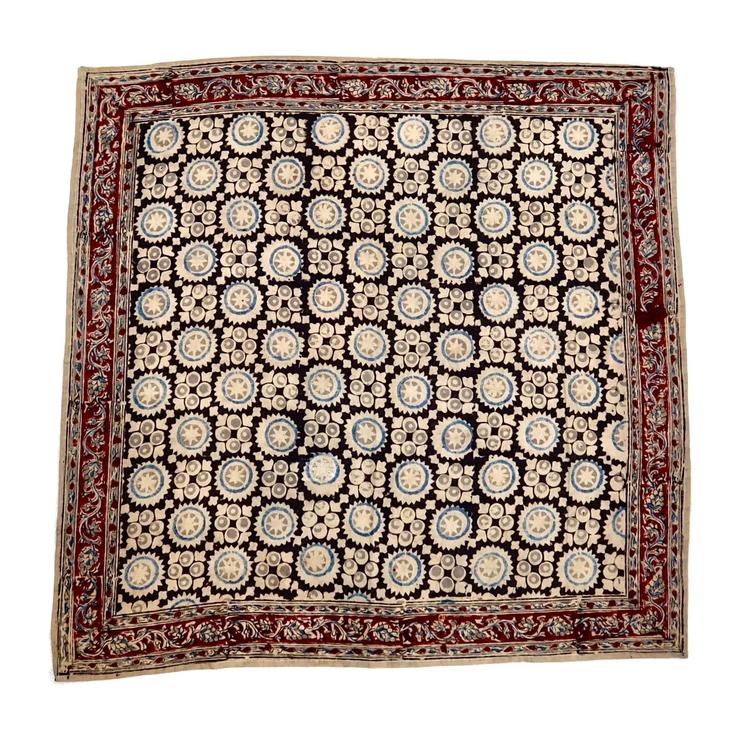 Blue Moon - Kalamkari Cotton Bandana