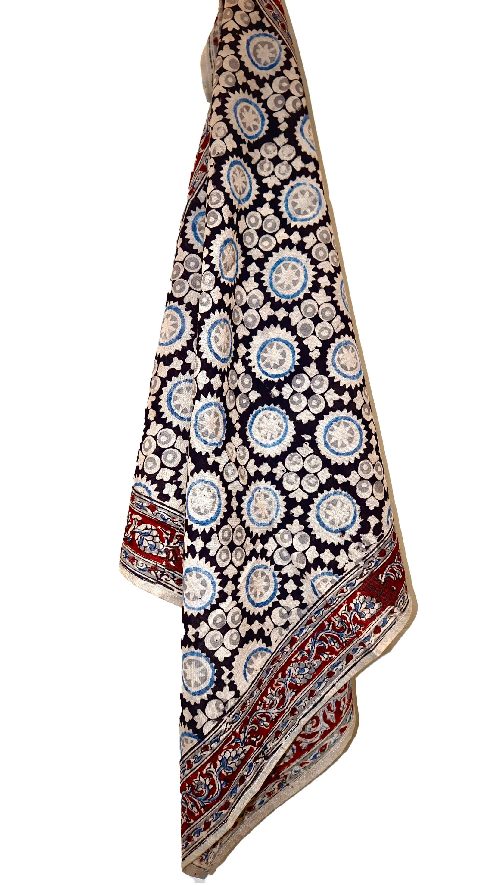 Blue Moon - Kalamkari Cotton Bandana