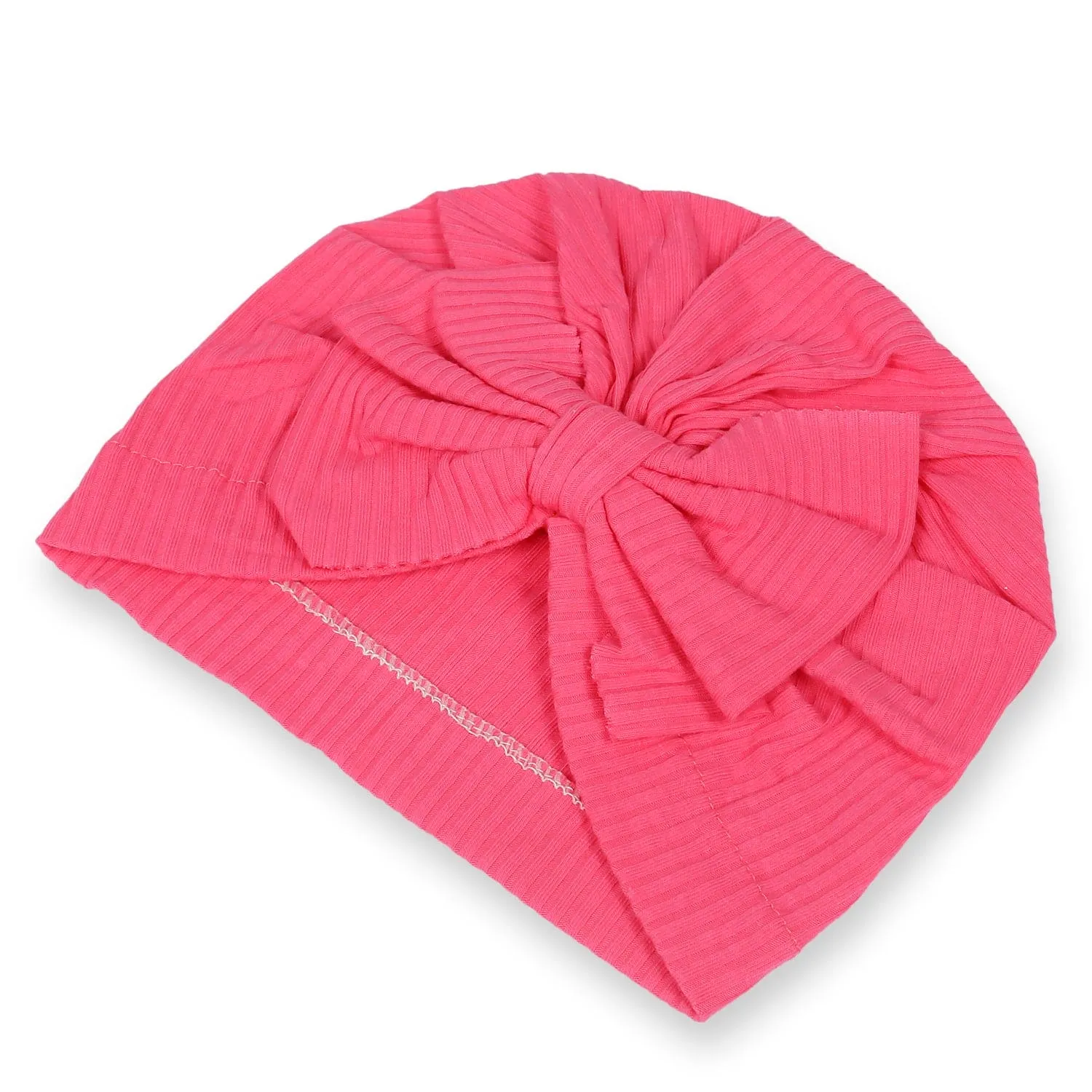Bow Turban Cap - Pink