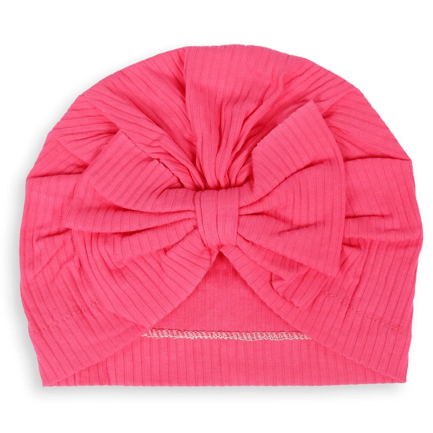 Bow Turban Cap - Pink