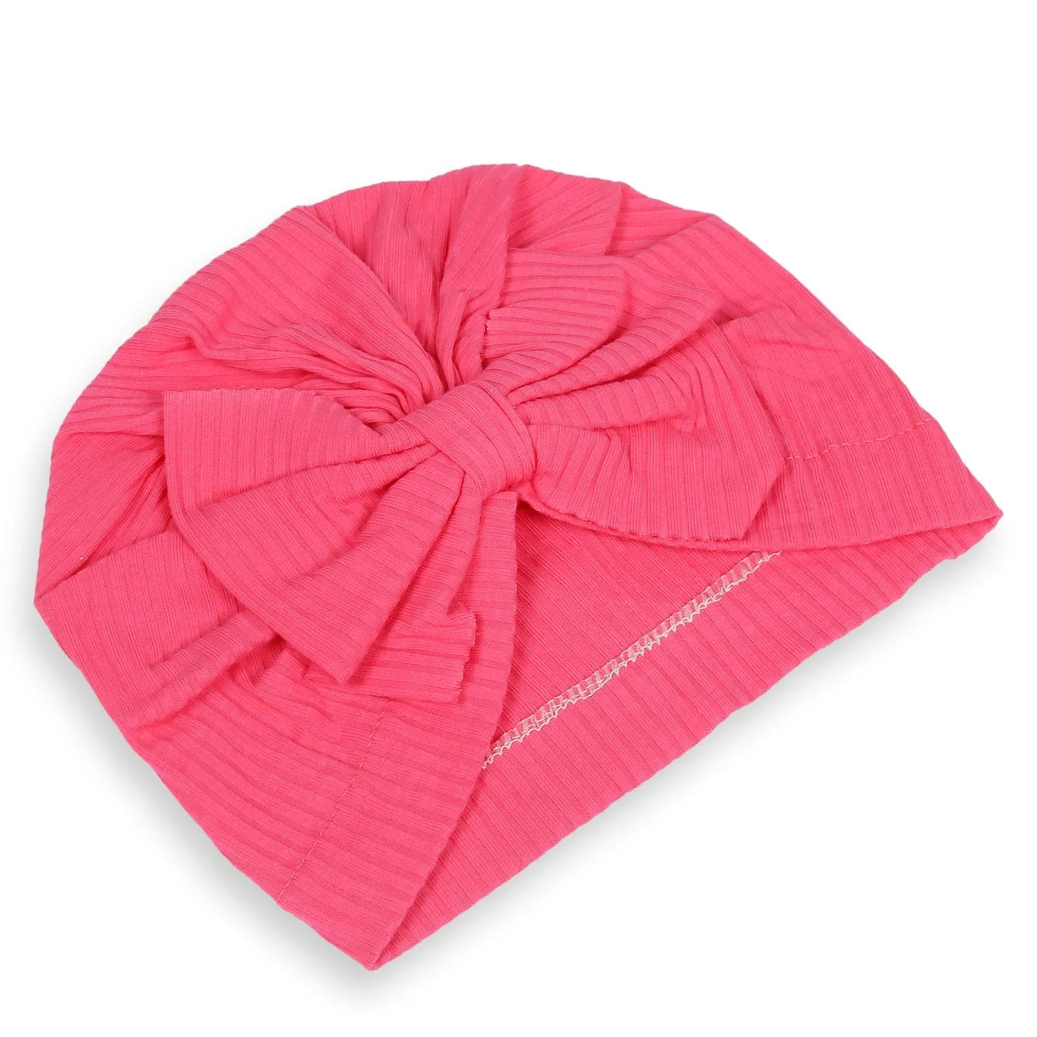 Bow Turban Cap - Pink