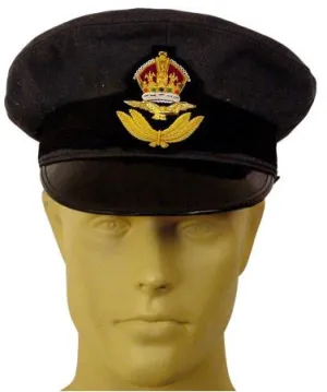 British R.A.F Officer Visor Hat: WWII Style