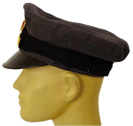 British R.A.F Officer Visor Hat: WWII Style