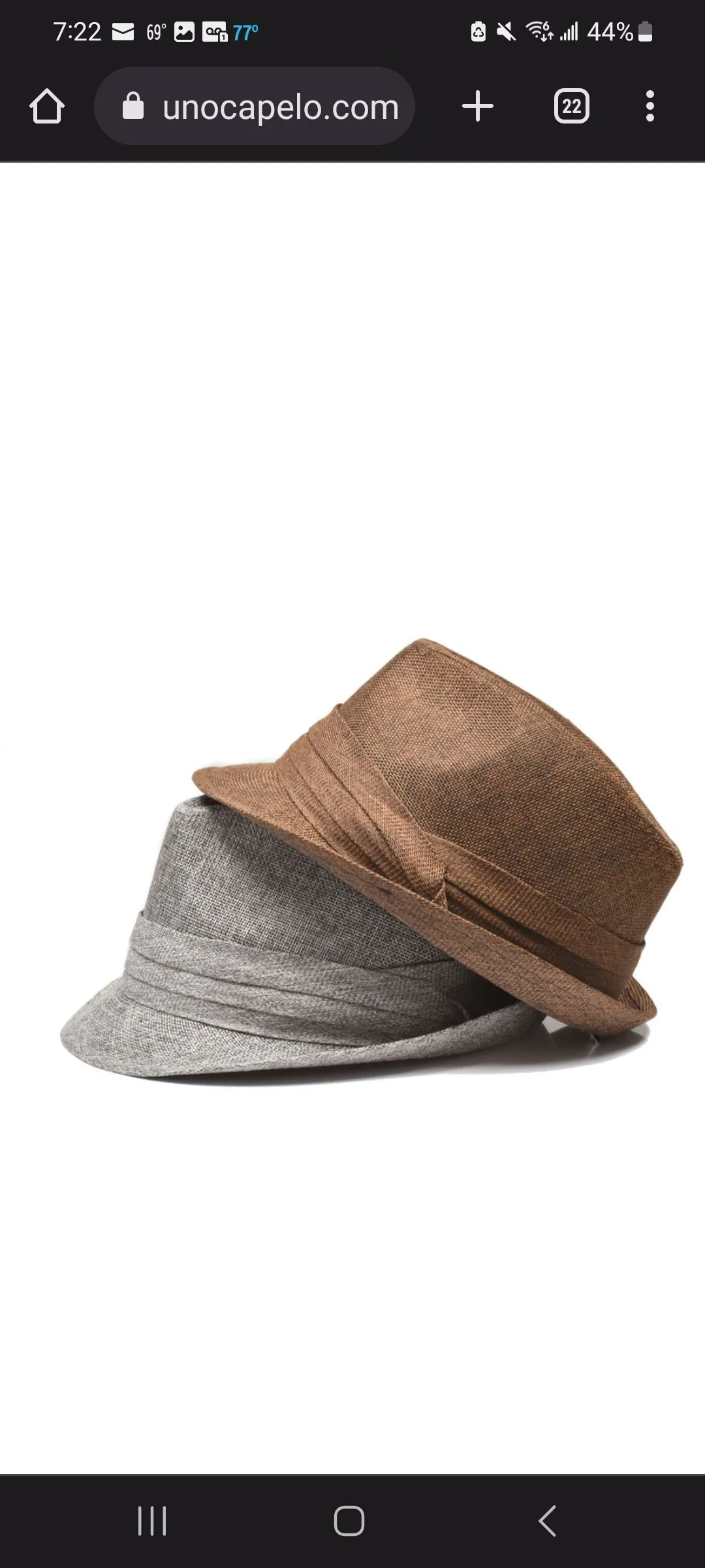 Bruno Capelo Fedora Hat