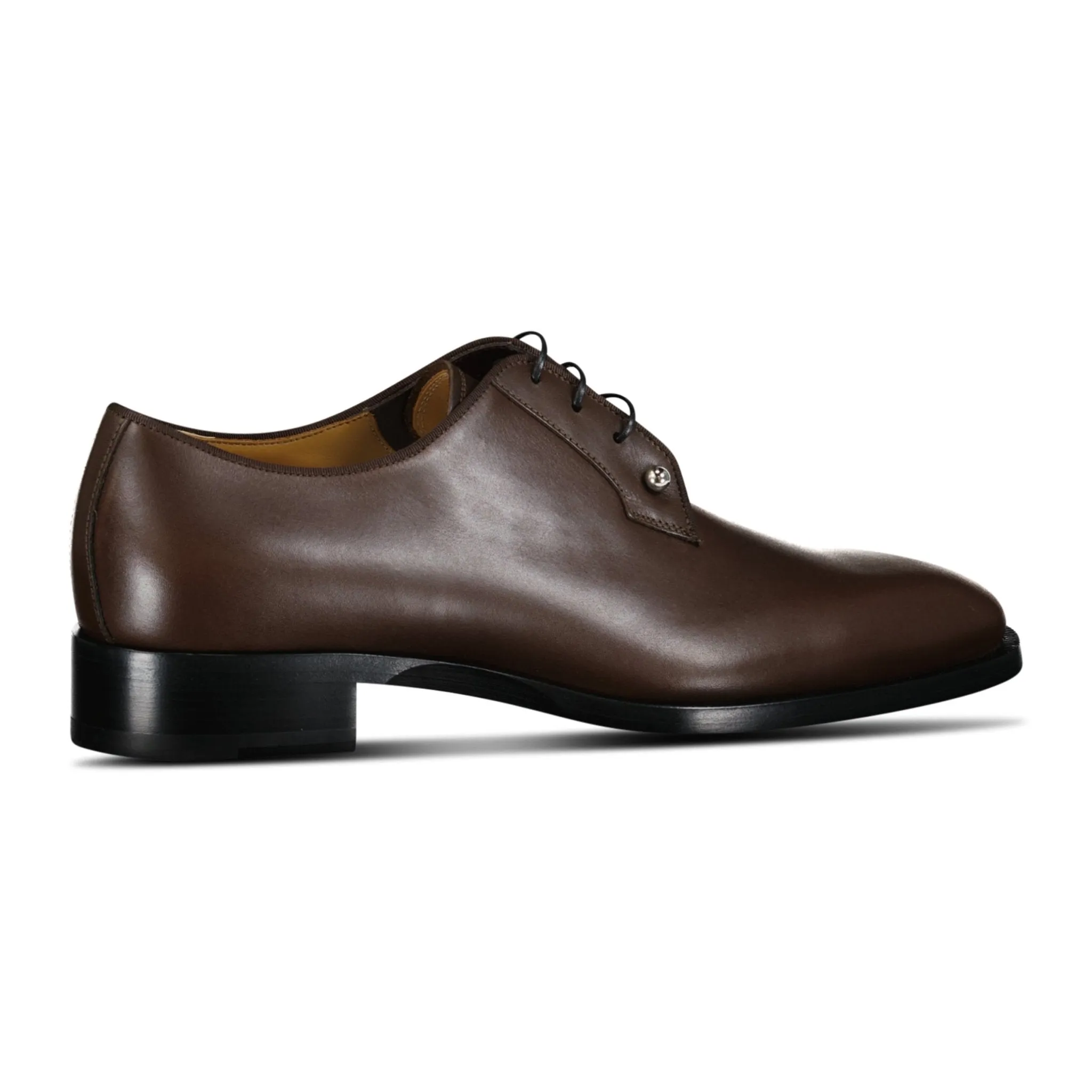 CHRISTIAN LOUBOUTIN CHAMBELISS SHOES BROWN LEATHER