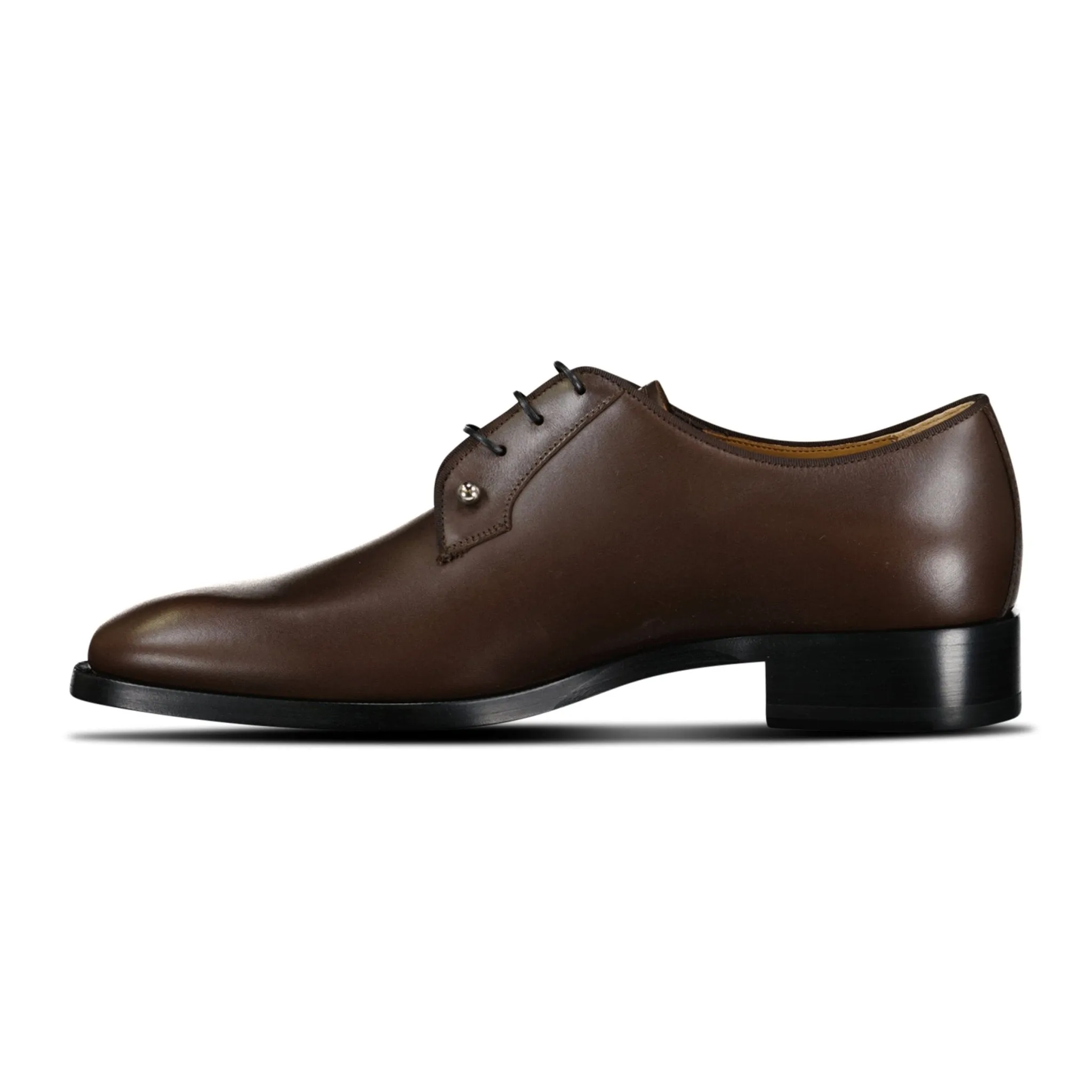 CHRISTIAN LOUBOUTIN CHAMBELISS SHOES BROWN LEATHER