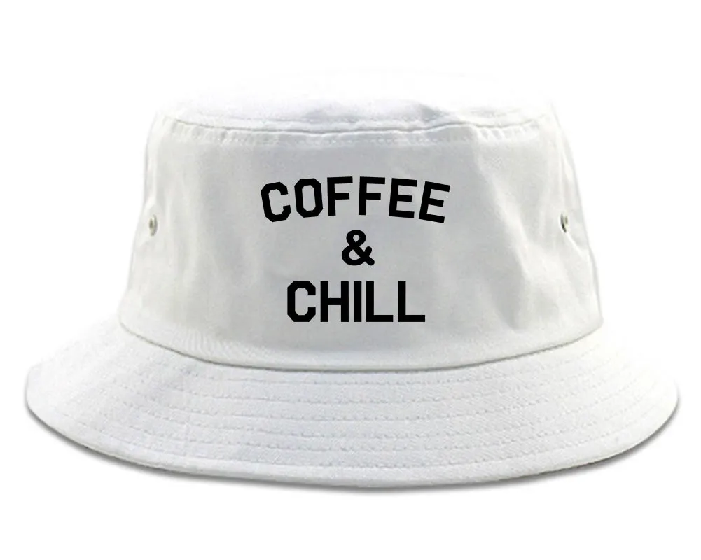 Coffee And Chill Funny Mens Bucket Hat