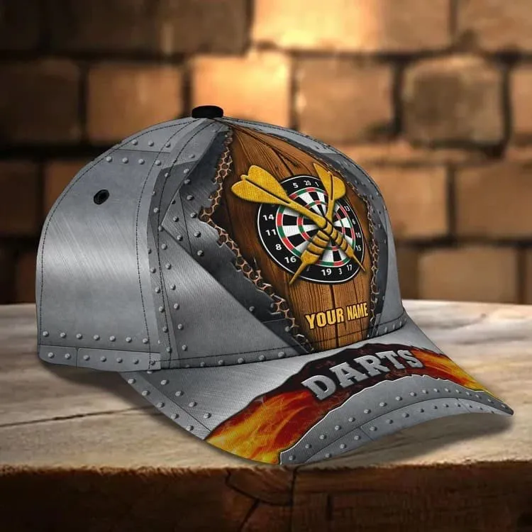 Customized Darts 3D Baseball Cap for Men and Women Who loves Dart, Gift for Dart Loves