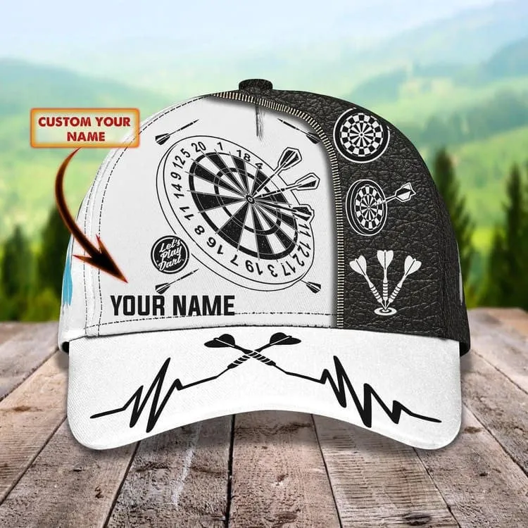 Customized Darts 3D Baseball Cap for Men and Women Who loves Dart, Gift for Dart Loves