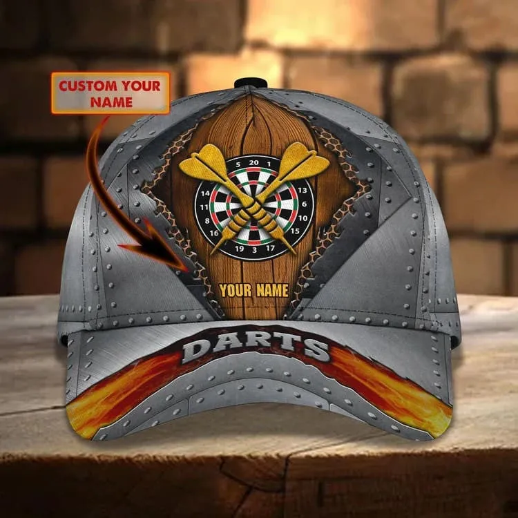 Customized Darts 3D Baseball Cap for Men and Women Who loves Dart, Gift for Dart Loves