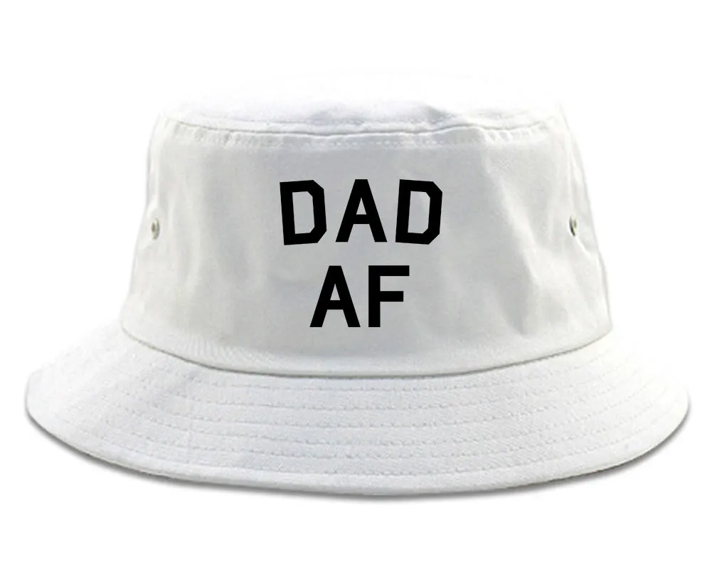 Dad AF New Father Funny Mens Bucket Hat