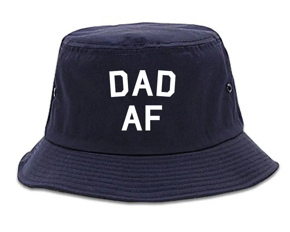 Dad AF New Father Funny Mens Bucket Hat