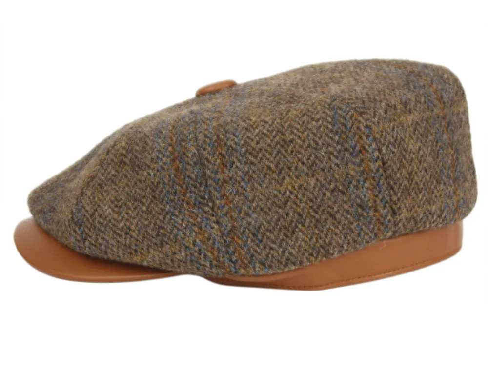 Donnie | Tweed Wool Newsboy Cap
