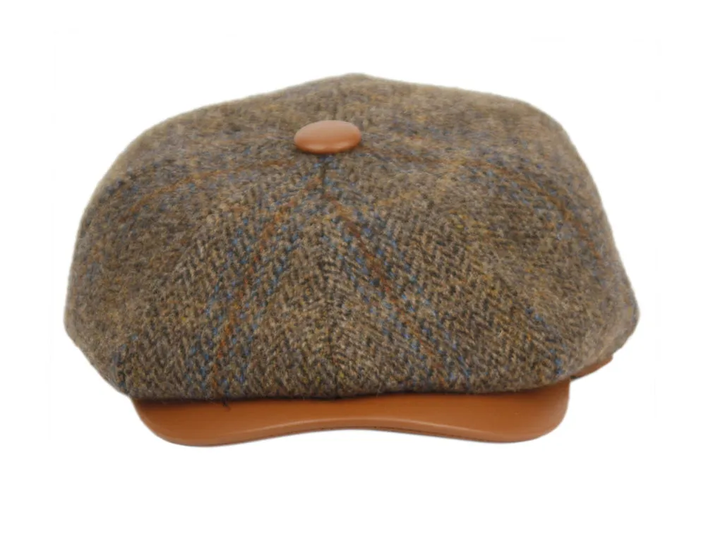 Donnie | Tweed Wool Newsboy Cap