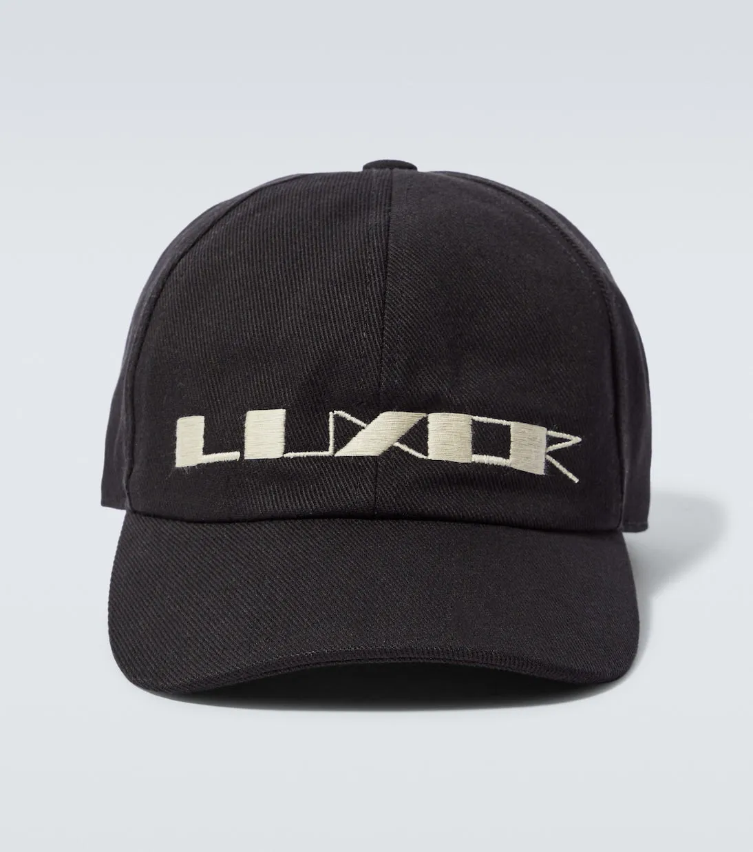 Drkshdw By Rick Owens Embroidered Cotton Baseball Cap, Black