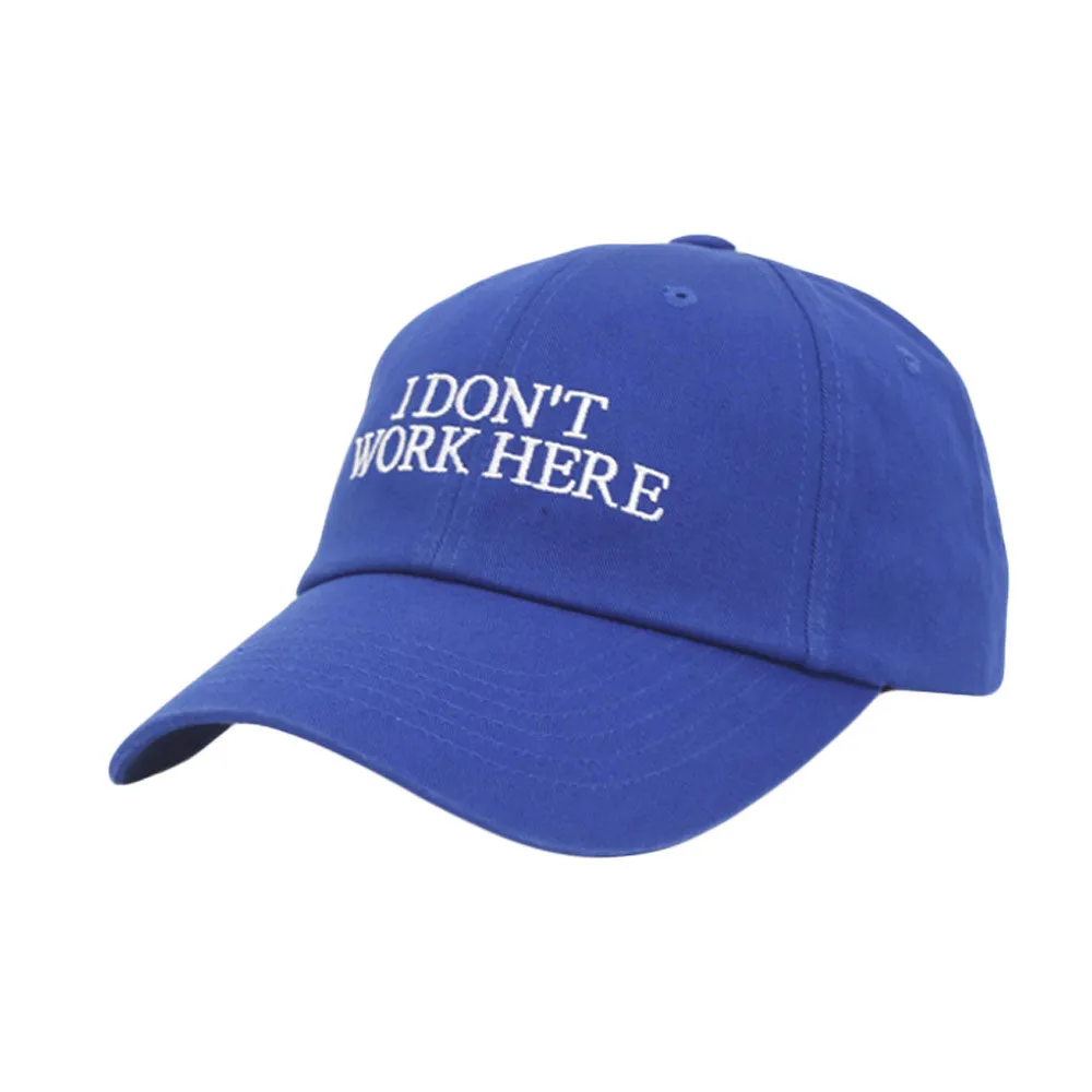 Embroidery Baseball Cap Cotton Dad Hats Adjustable TR11538