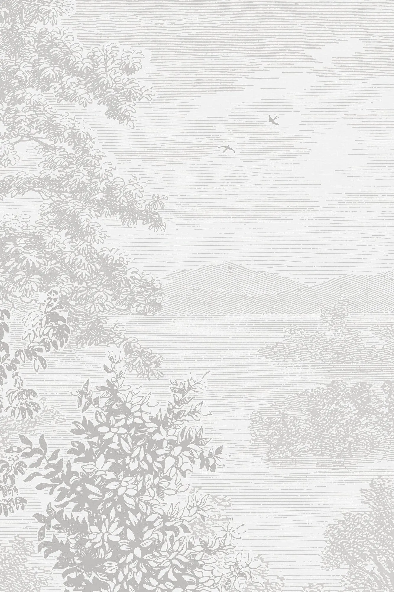 Etched Landscape - 9475W Mural