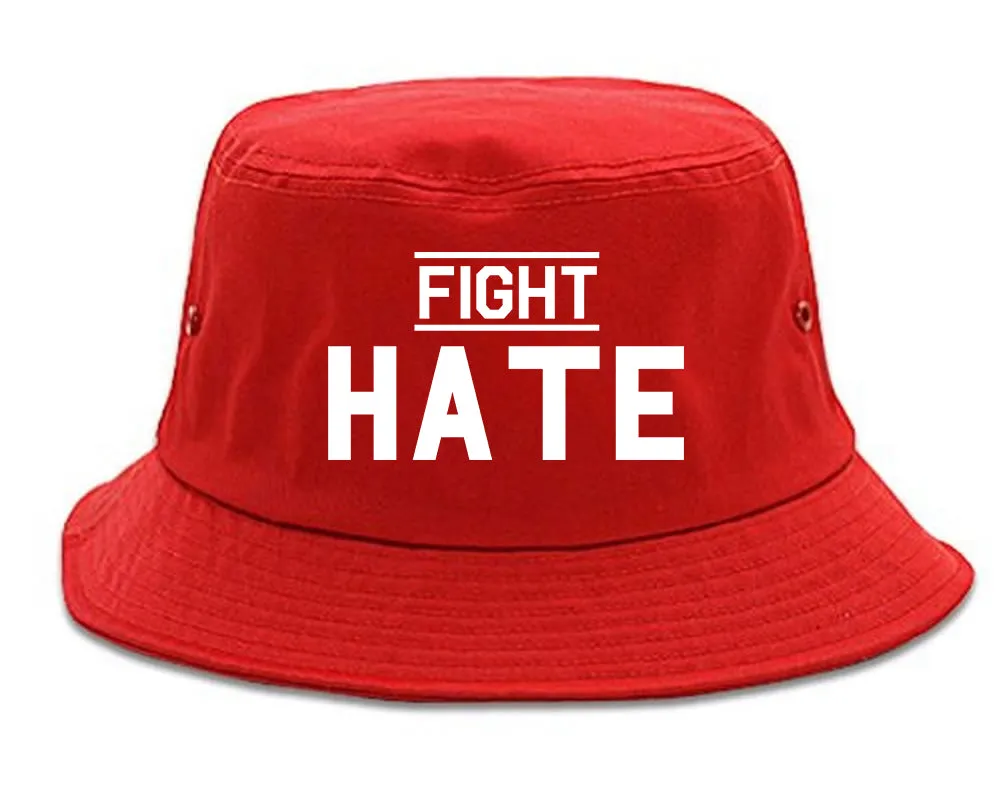 Fight Hate Mens Bucket Hat