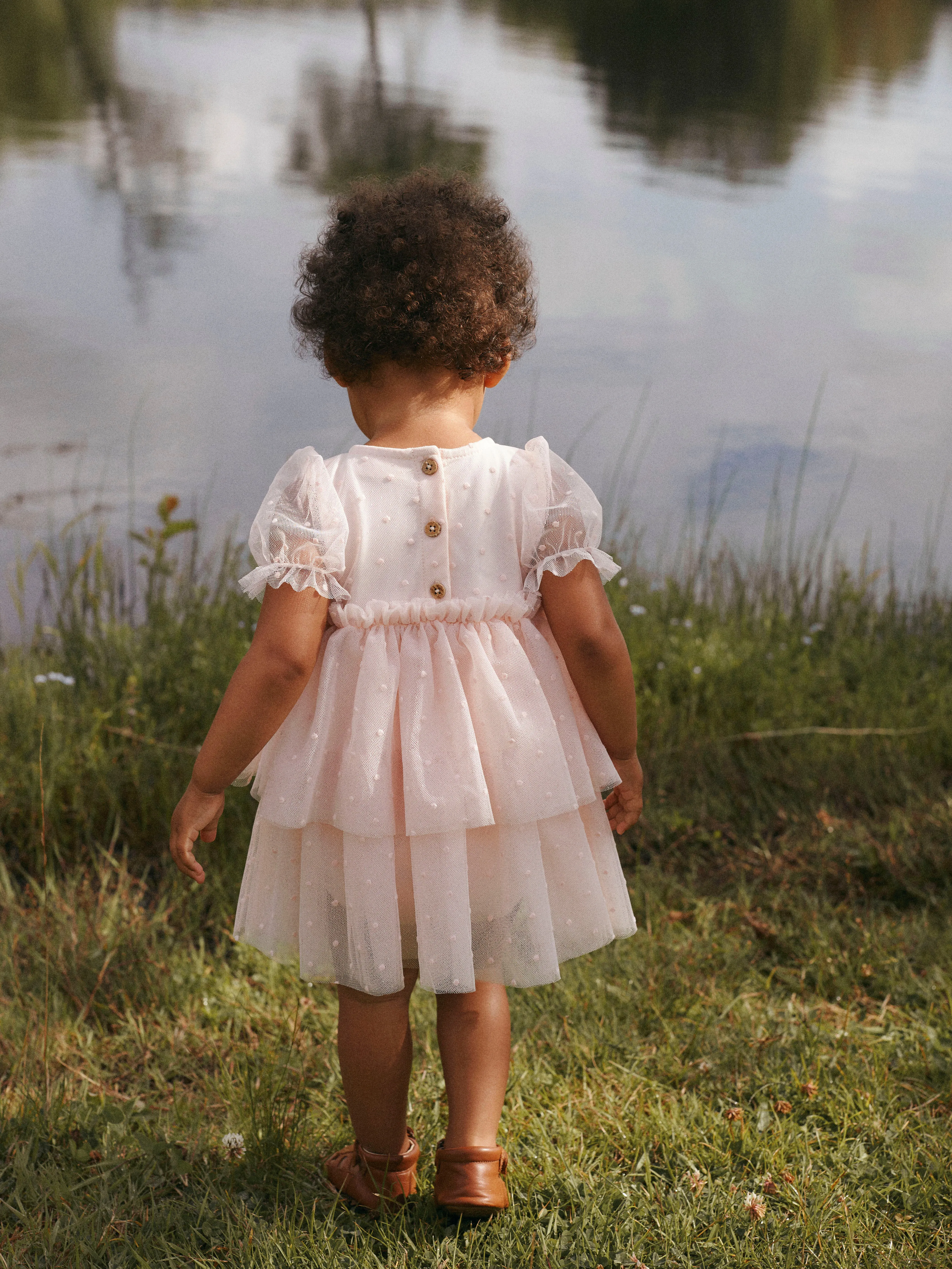 Frilla Loose Tulle Body Dress