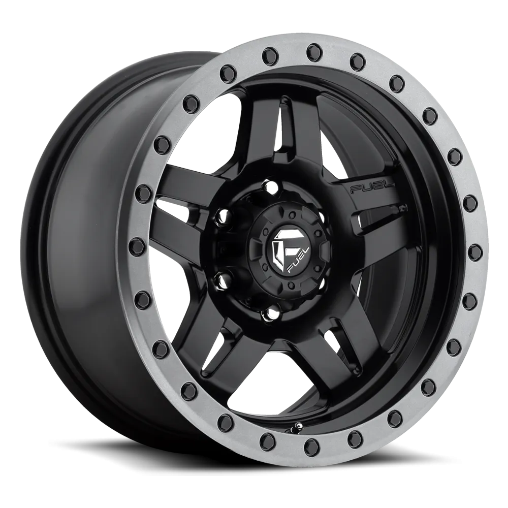 Fuel Anza Wheels Matte Black w/Anthracite Lip D557 | 2022-2025 Toyota Tundra (Multiple Size Options)