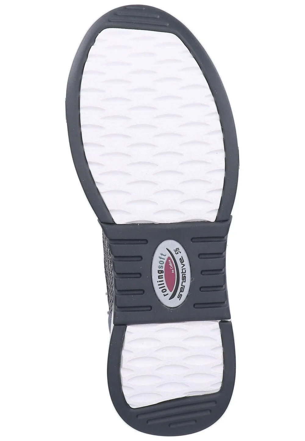 Gabor sneakers, silver grey/dark gray