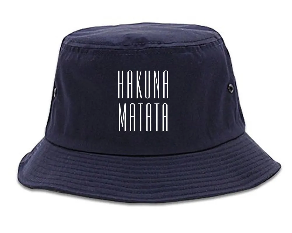 Hakuna Matata No Worries Mens Bucket Hat