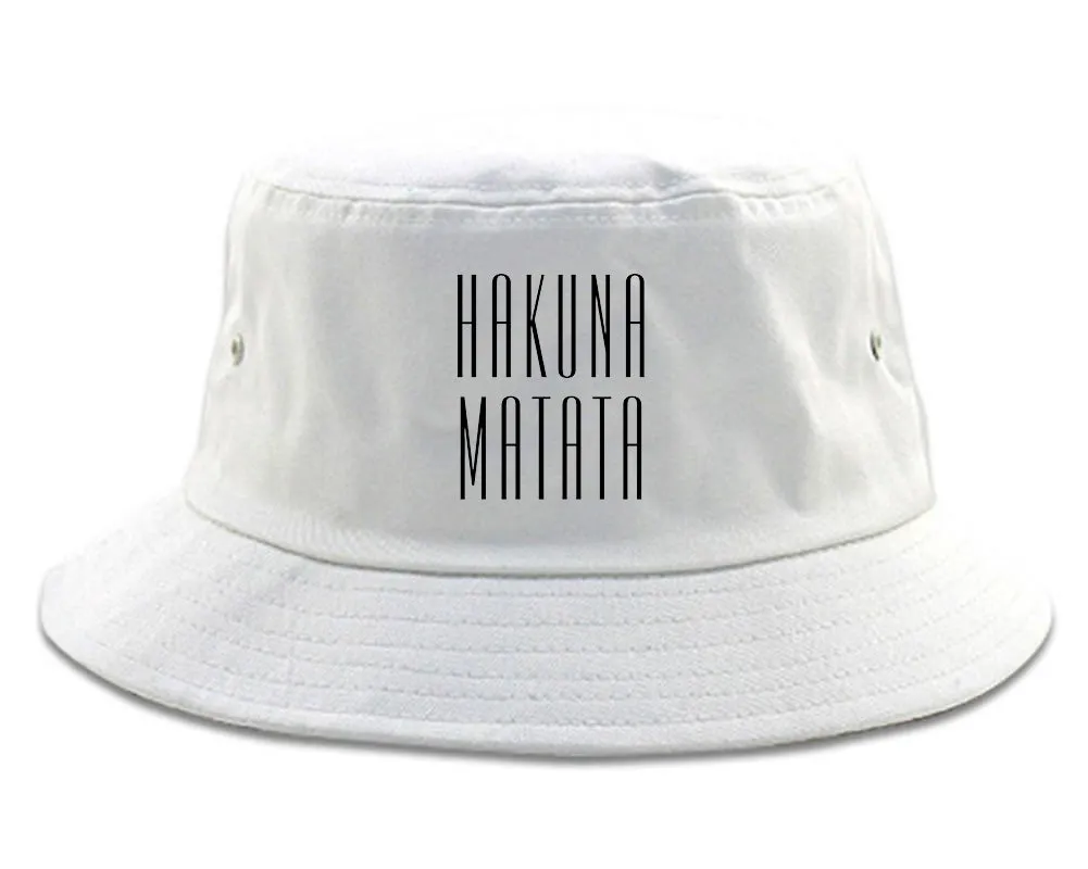 Hakuna Matata No Worries Mens Bucket Hat