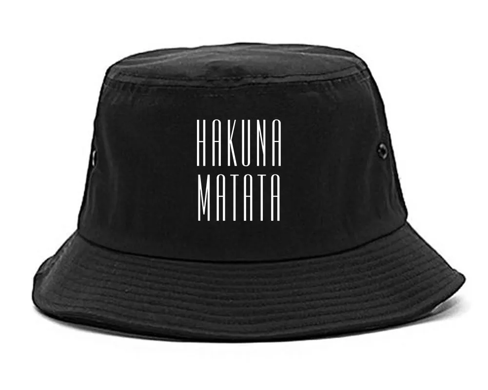 Hakuna Matata No Worries Mens Bucket Hat