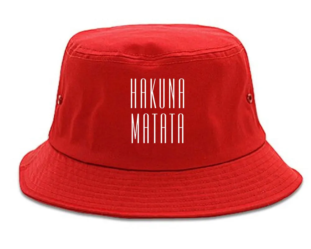 Hakuna Matata No Worries Mens Bucket Hat