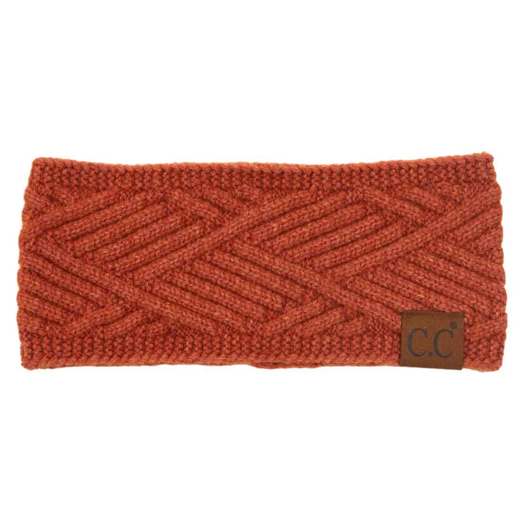 HW2060 Riley Criss Cross Pattern Head Wrap