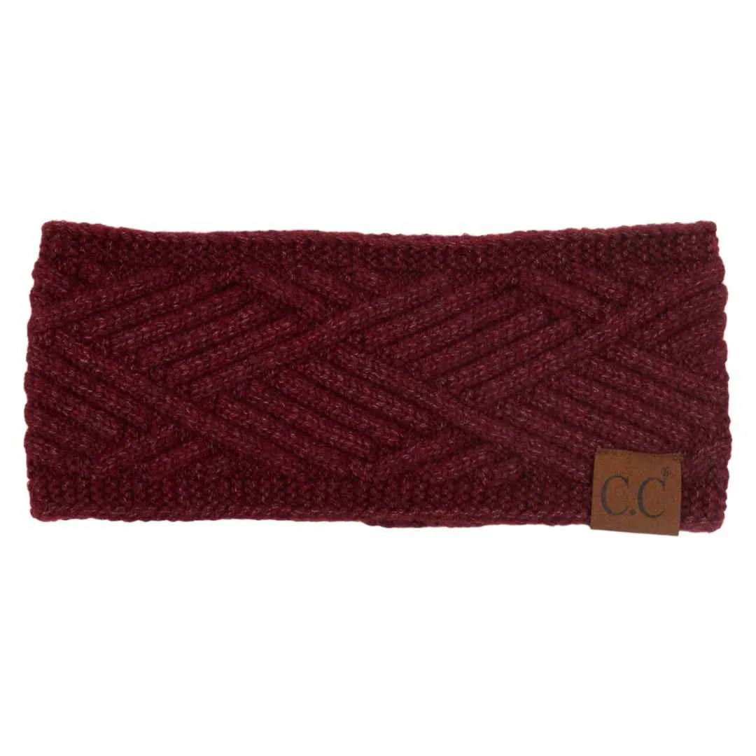 HW2060 Riley Criss Cross Pattern Head Wrap