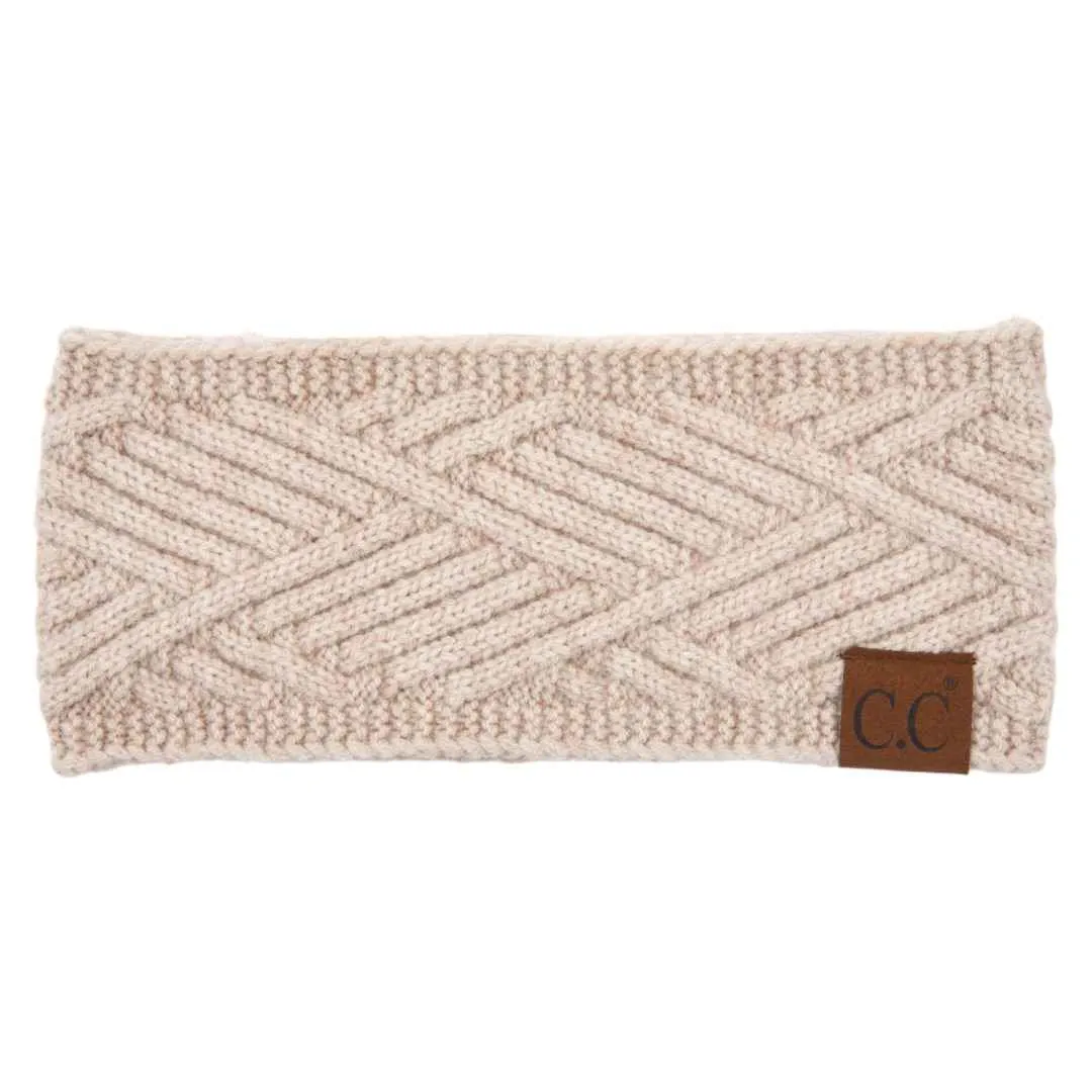HW2060 Riley Criss Cross Pattern Head Wrap