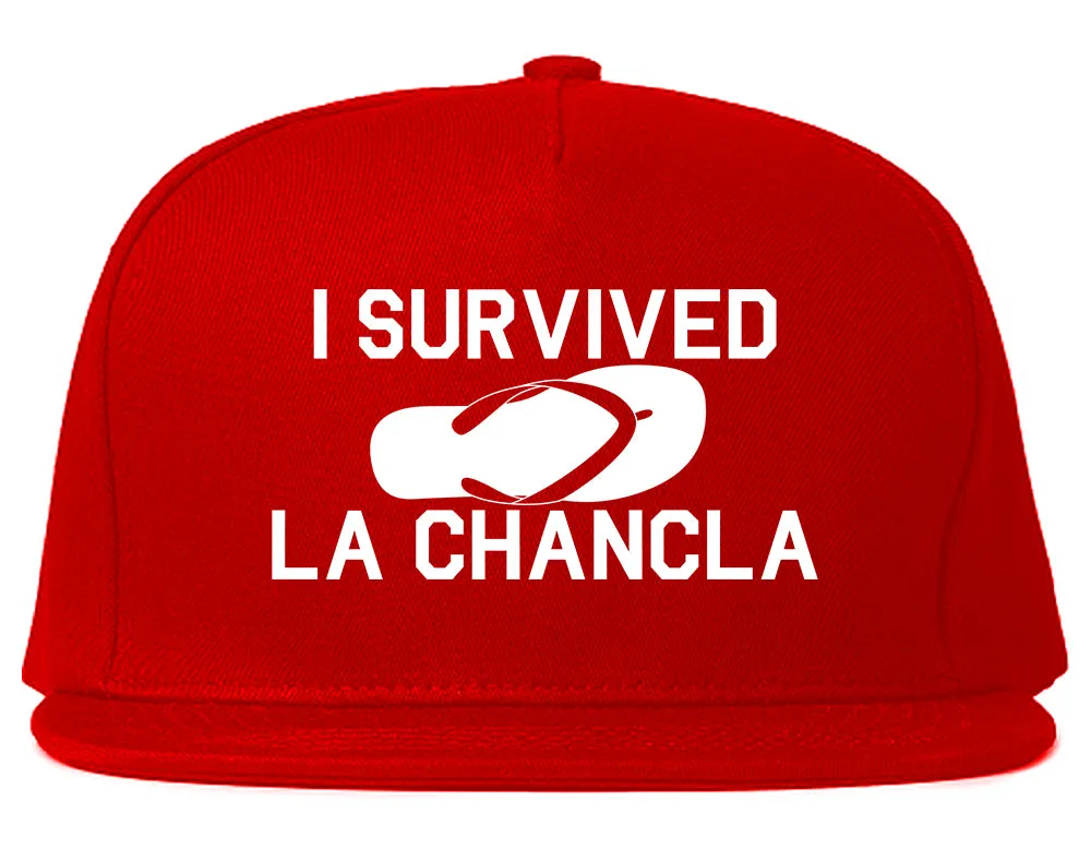 I Survived La Chancla Funny Spanish Mens Snapback Hat