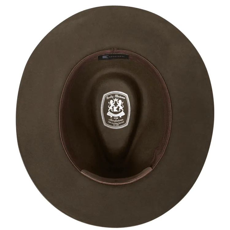 Kooringal Mid Brim Fedora Rajah - Brown
