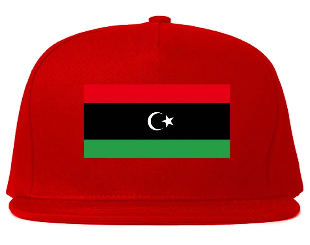 Libya Flag Country Printed Snapback Hat Cap