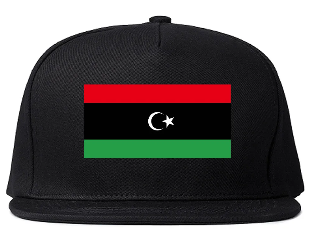 Libya Flag Country Printed Snapback Hat Cap
