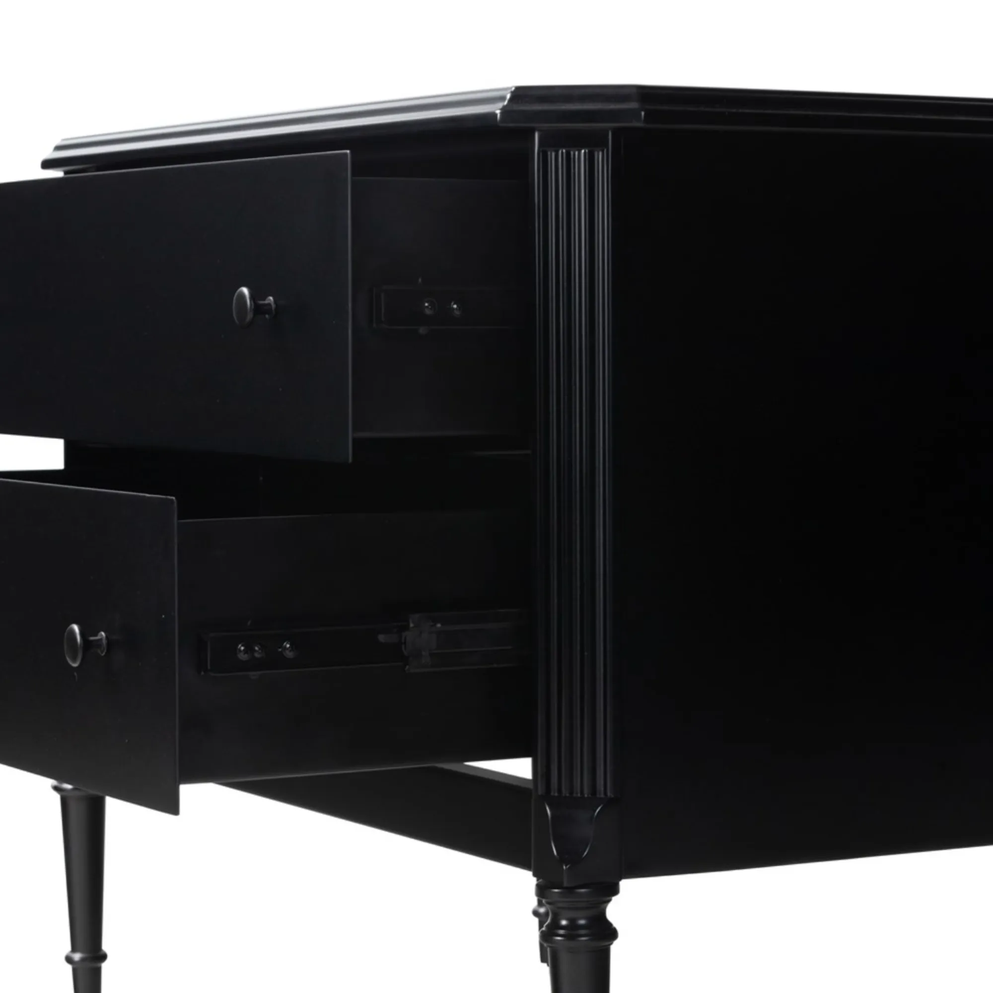 Linden Nightstand- Black