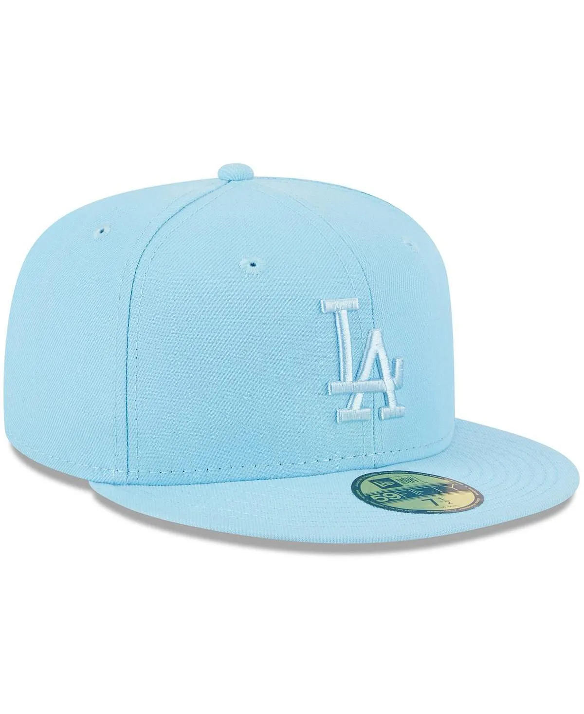Los Angeles Dodgers Men's Blue Fitted Hat 2023 Spring Color Basic 59FIFTY New Era