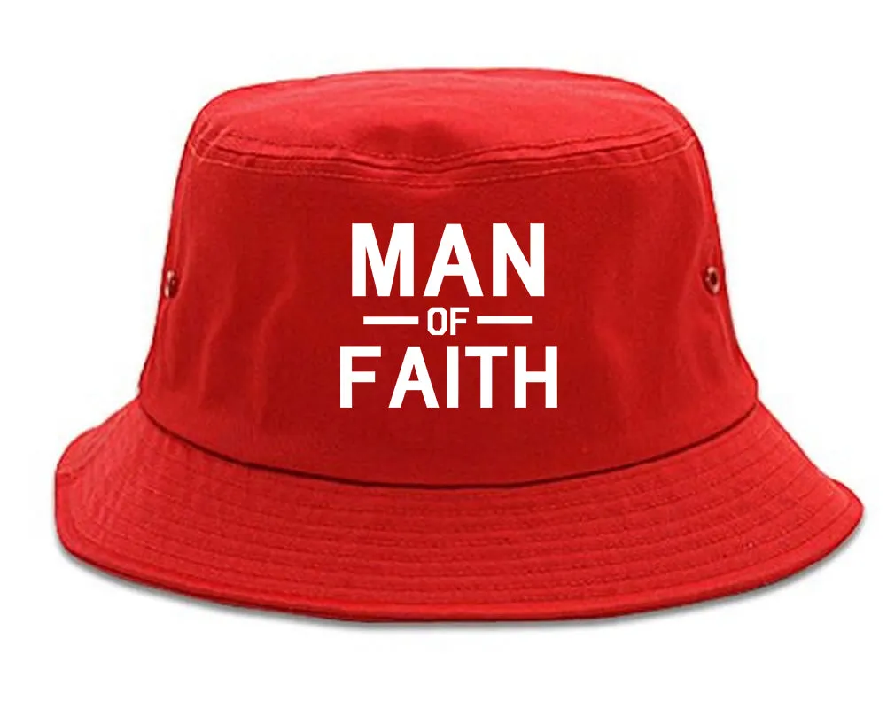 Man Of Faith God Mens Bucket Hat