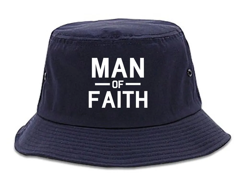 Man Of Faith God Mens Bucket Hat