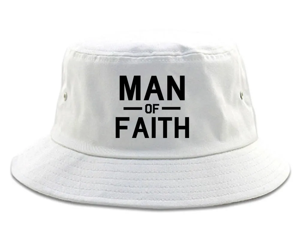 Man Of Faith God Mens Bucket Hat