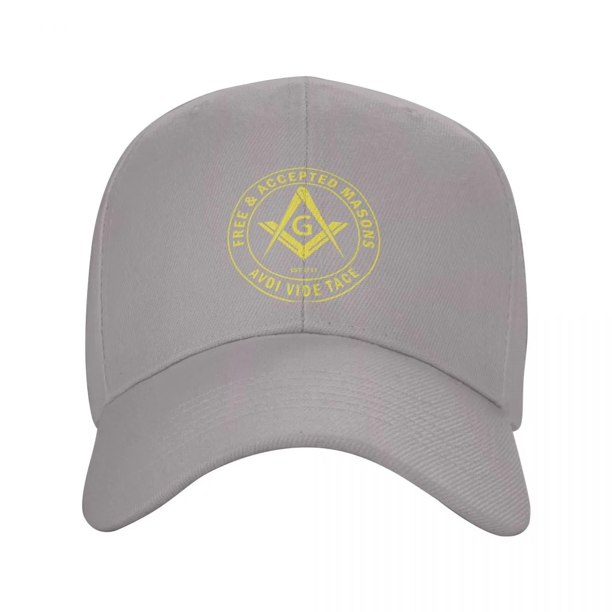 Master Mason Blue Lodge Baseball Cap - AVDI VIDE TACE Free Accepted Masons (Multiple Colors)