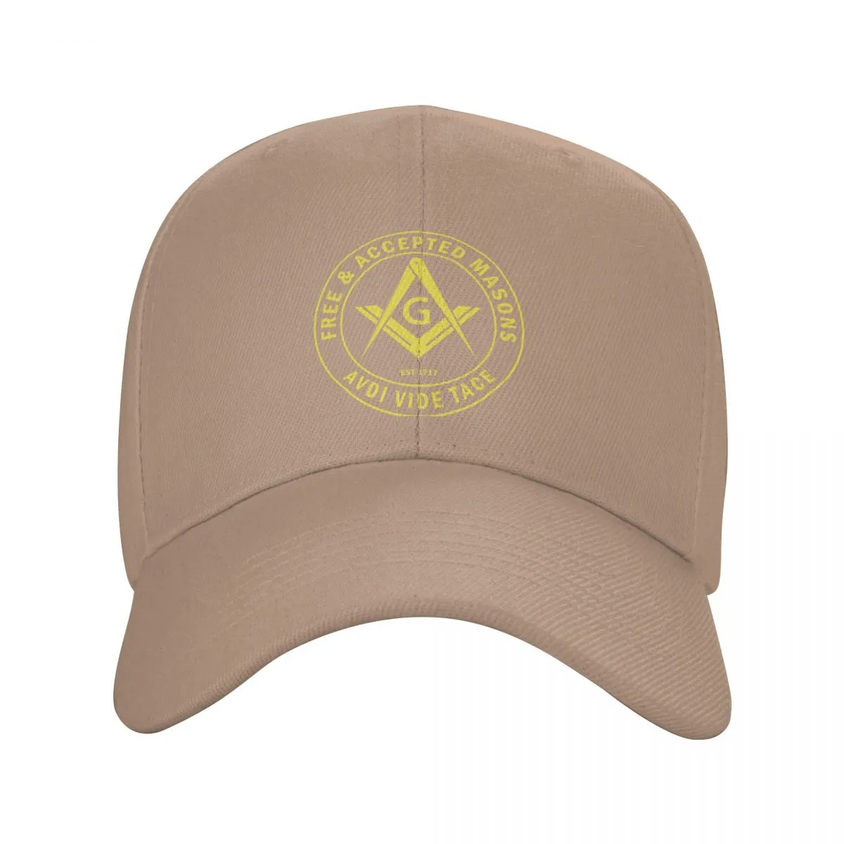 Master Mason Blue Lodge Baseball Cap - AVDI VIDE TACE Free Accepted Masons (Multiple Colors)